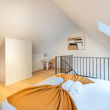 Chic Duplex With High-quality Finishes In Center 根特